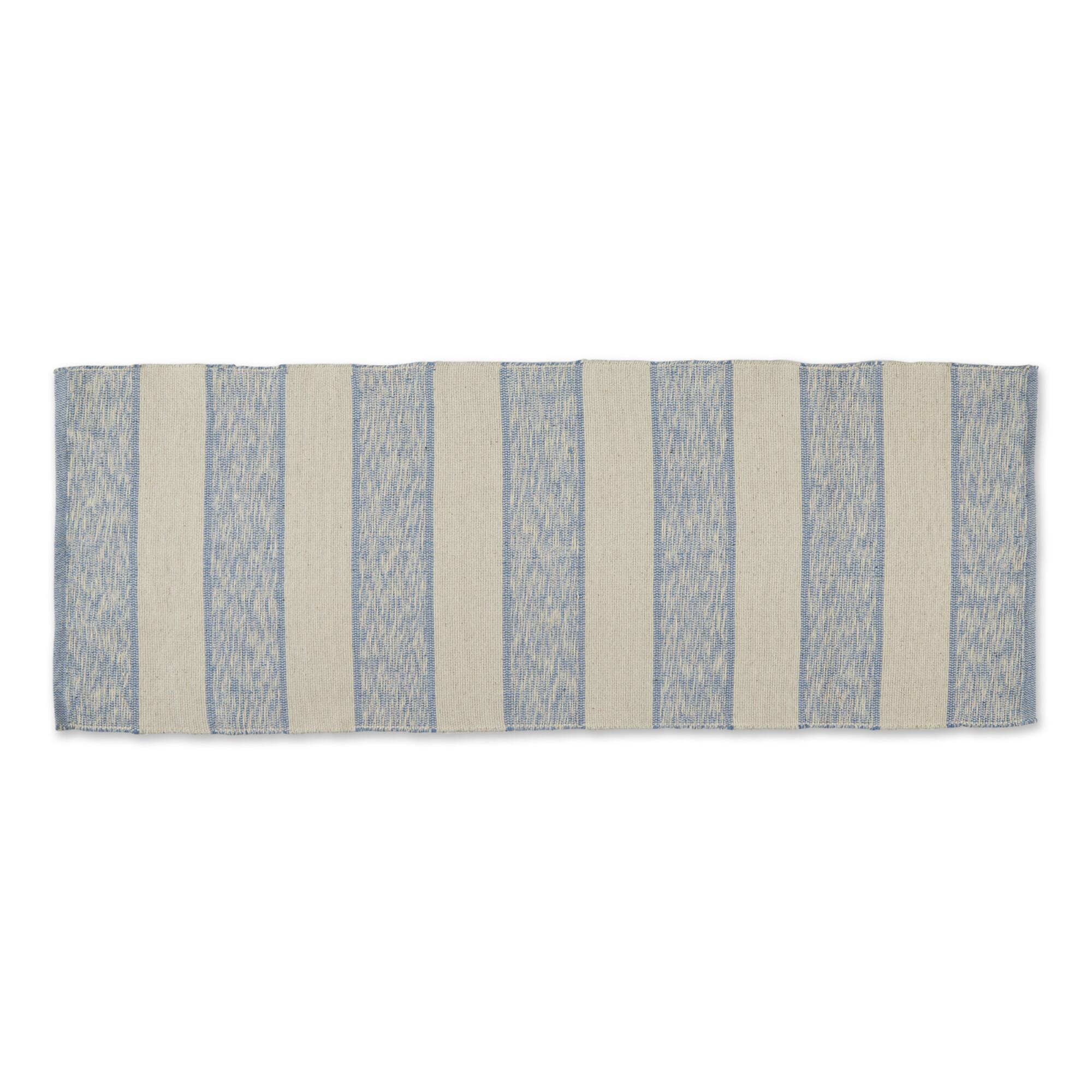 DII® Variegated Stripe Recycled Yarn Floor Runner